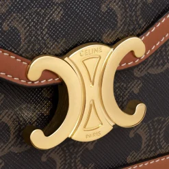 WALLET ON CHAIN MARGO in TRIOMPHE CANVAS and calfskin