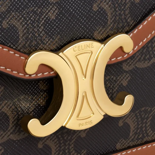 WALLET ON CHAIN MARGO in TRIOMPHE CANVAS and calfskin